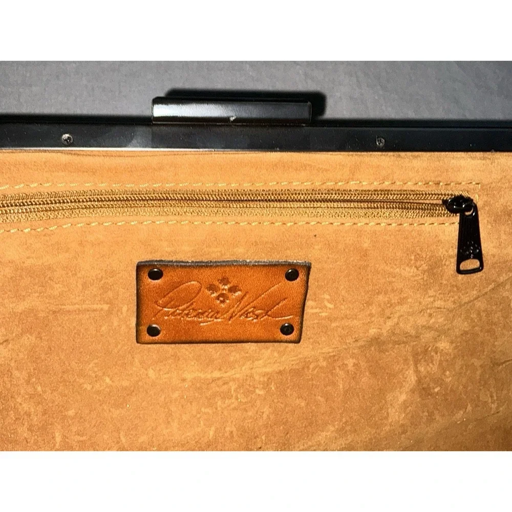 Patrica Nash Python Athena Frame Clutch NWOT